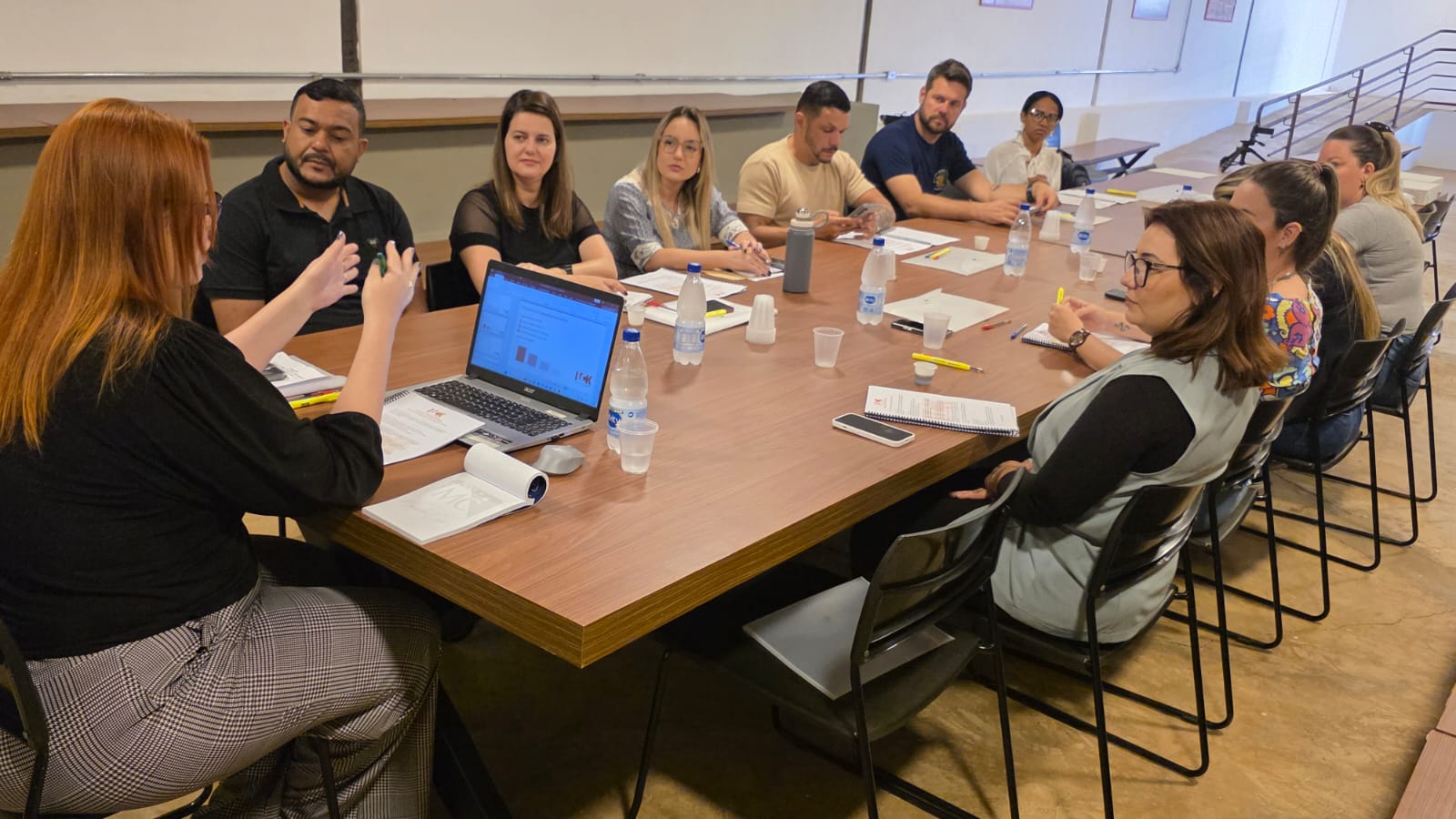 Apresentação para os participantes